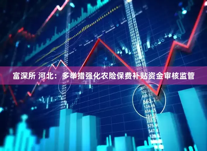 富深所 河北：多举措强化农险保费补贴资金审核监管