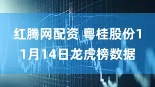 红腾网配资 粤桂股份11月14日龙虎榜数据